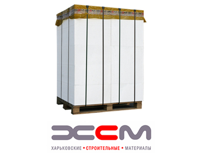 Газоблок ХСМ (Харків) 350x200x600мм D500 гладкий