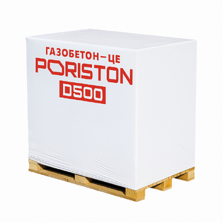 Газоблок PORISTON 100х200х610 гладкий D500