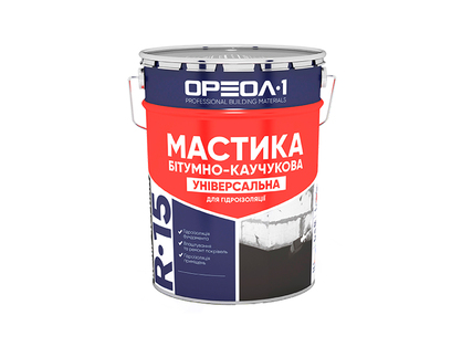 Мастика гидроизоляционная битумно-каучуковая Ореол-1 универсальная 20 кг