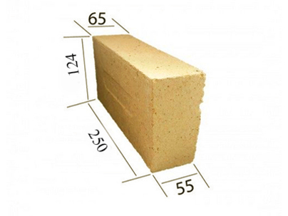 Цегла вогнетривка шамотна ША-47 (Клин Ребровий)